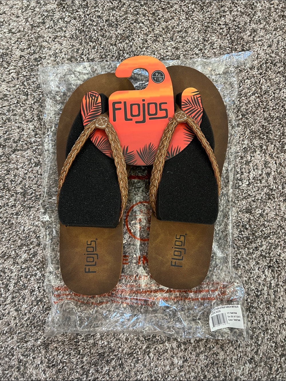 Flojos Sky Tan Flip Flops